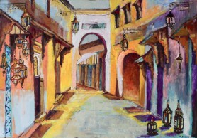 Uliczka z lampionami, 2018