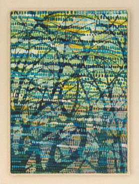 Drzewa zalane  turkusową mgłą, 2018