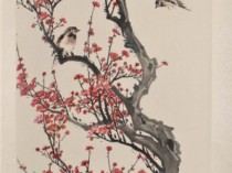 Red Plum Blossom and Two Birds