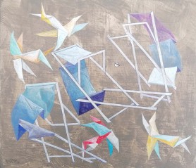 Winter wrapped loungers are dancing with six winged fowls of frost, 2017