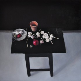 Sill life with garlics, 2010