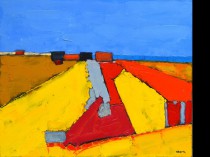 Yellow road by Nicolas De Steal, 2011