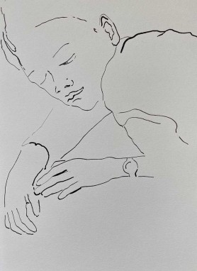I'm lying down, 2019