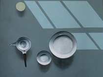 Martwa natura z talerzami i imbrykiem, 2015