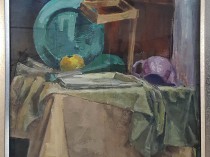 Still life with plate, 2020