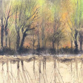 Twilight over the golden floodplain, 2021