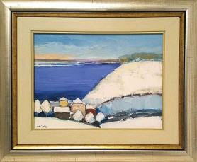 Kazimierz, a landscape with the Vistula river, 2020