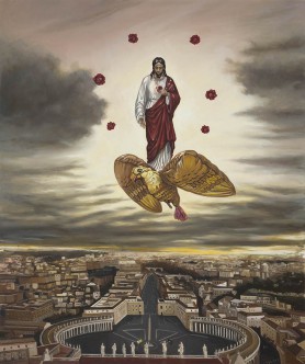 Jesus over the Vatican, 2016