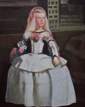 Infanta (copy of a painting by D. Velazquez), 2009