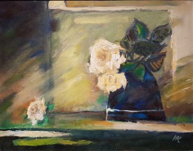 Roses in a vase, 2019