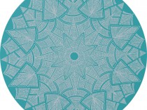 Mandala Turquoise 1, 2022