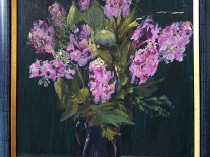 Elegance - flowers in a vase, 2019