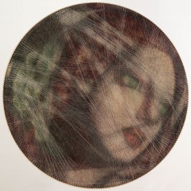 Stringart inspired by Tamara de Lempicka's Kizette Artwork, 2021