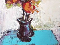 Kwiaty na stoliku, 1985