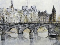 Paris - bridges , 2017