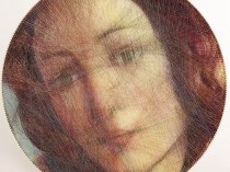 Stringart inspirowany dziełem "Narodziny Venus" Sandro Botticellego, 2021