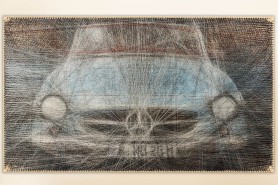 Stringart Mercedes-Benz 190 SL 1954, 2021