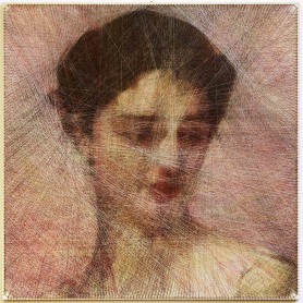 Stringart inspirowany dziełem Jacka Malczewskiego 