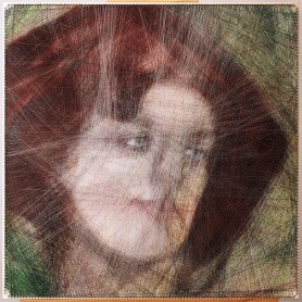 Stringart inspirowany dziełem Jacka Malczewskiego 