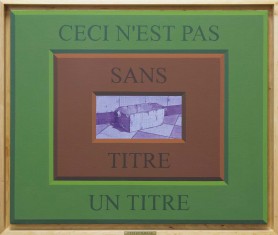 C’est un tableau, 2019