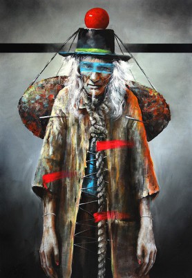 Sisyphus with a dorky ball, 2023