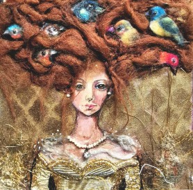 Infanta with birds in her hair, 2023