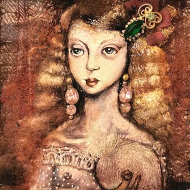 Infanta with a heron, 2023