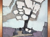 White trees according to Nicolas de Staël, 2017