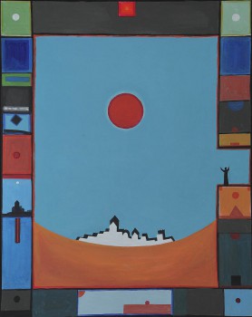 A prophet on a rock, 2021