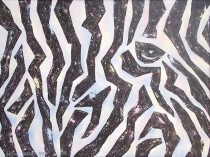 Zebra composition II, 2017