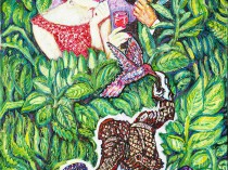 Wznosimy toast, a koliber nakłania Predatora, żeby przytulił Obcą, 2016