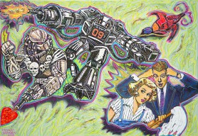 Predator strzela sercem, a gospodyni brakuje cierpliwości dla robota, 2016