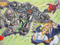 Predator shoots his heart out and the housekeeper lacks patience for the robot, 2016