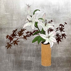 Ikebana II - Silver, 2024