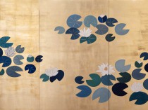 Dream Over a Pond with Nenufars - triptych, 2022