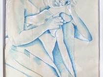 Blue thoughtful, 1988