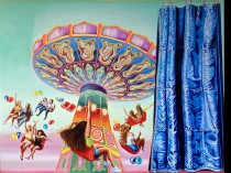Carousel with curtain, 2025