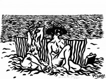 Kobiety na plaży, 2015