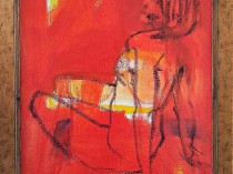 Woman in red, 2011