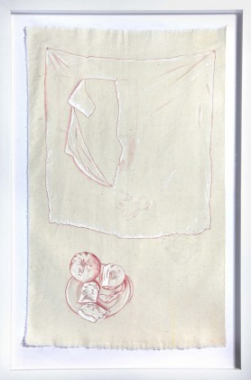 Martwa natura z rozdartą chustą, 1982