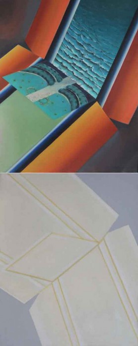 Agravity III, diptych, 1976