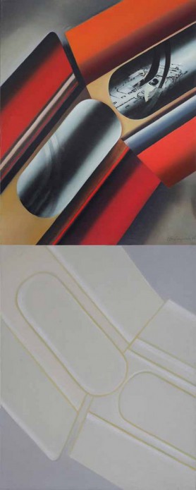 Horizons' rebellion, diptych, 1976