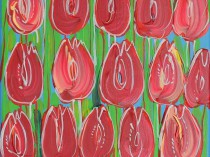 Czerwone tulipany, 2018