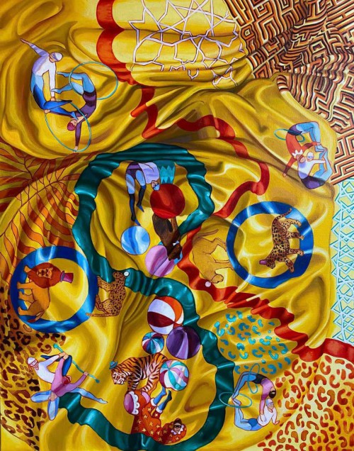 Agnieszka Żak's Exhibition “Les Chiffons” at Sotto 63 Art Gallery